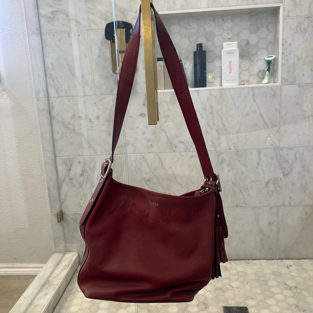 Red Y2K vintage coach bag